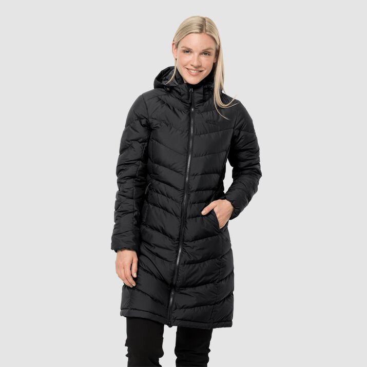 Jack Wolfskin Womens Selenium Down Coat Black 687053UYB